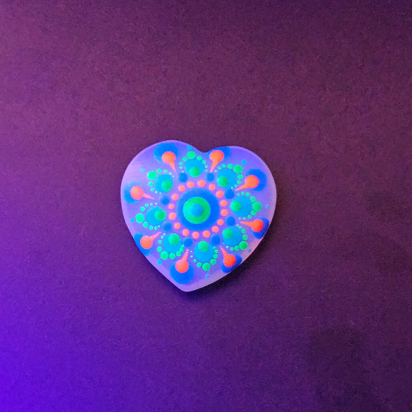 Guiding Heart Opalite UV Mandala