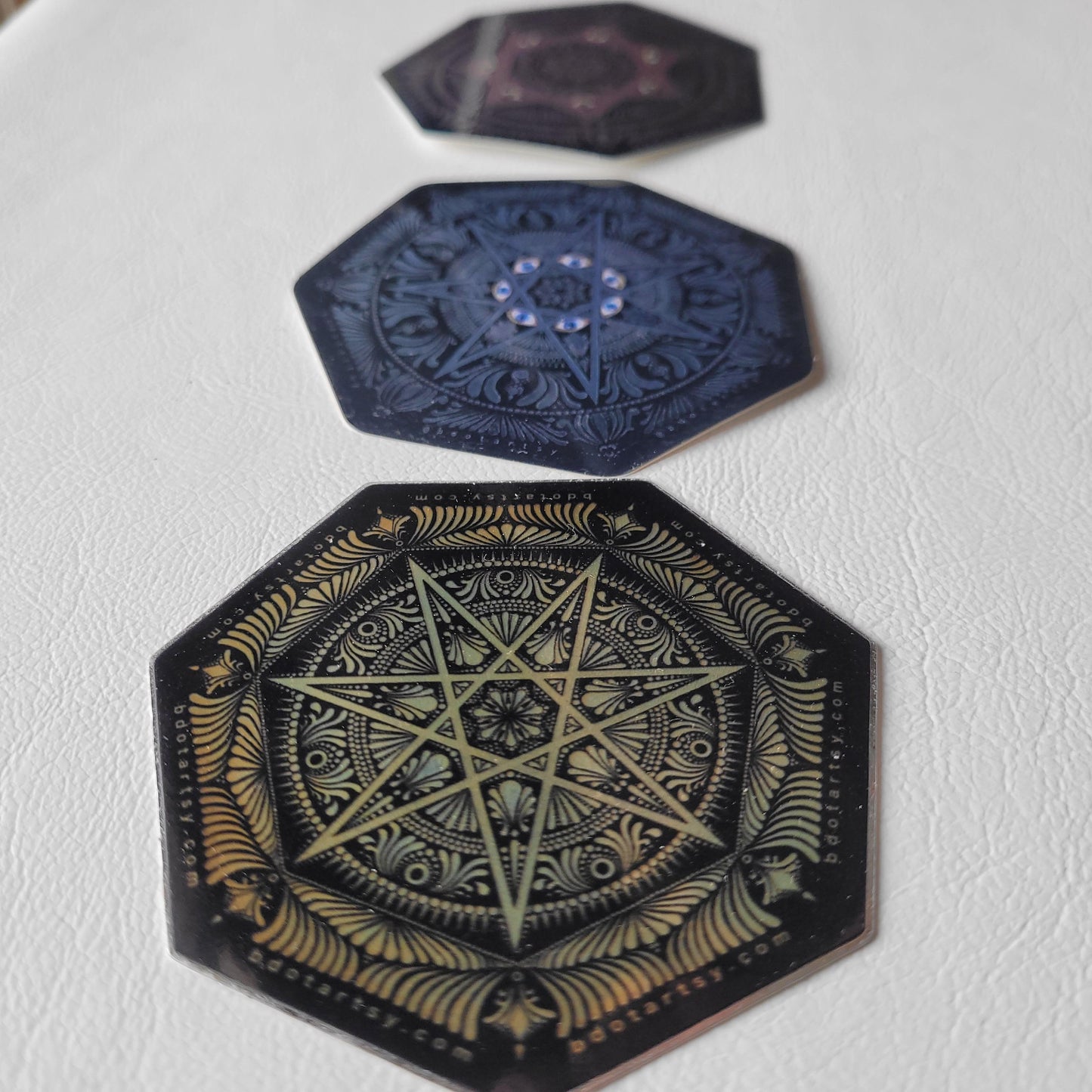 3" Septagram Sticker Bundle - Bdotartsy