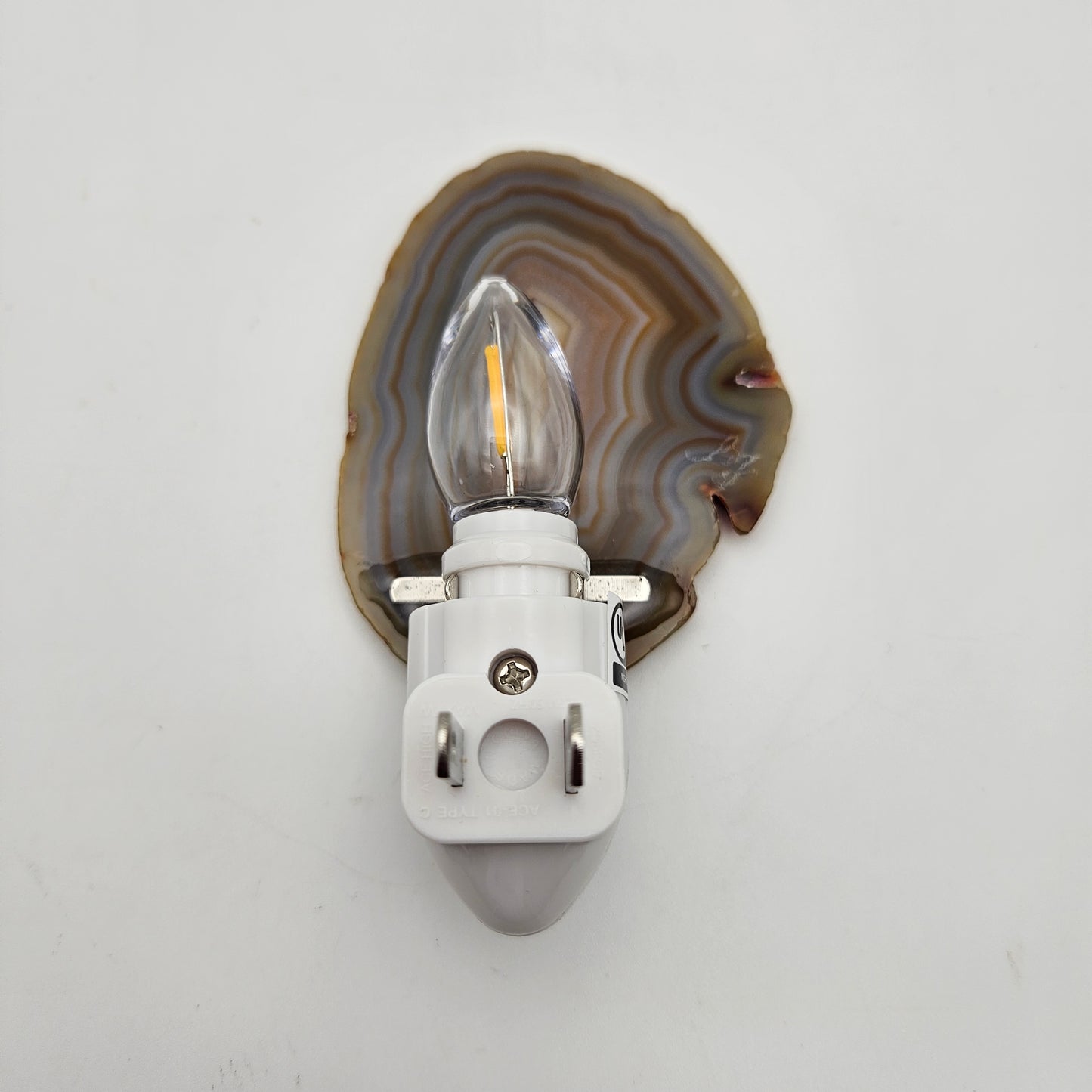 Agate nightlight - Black & Yellow