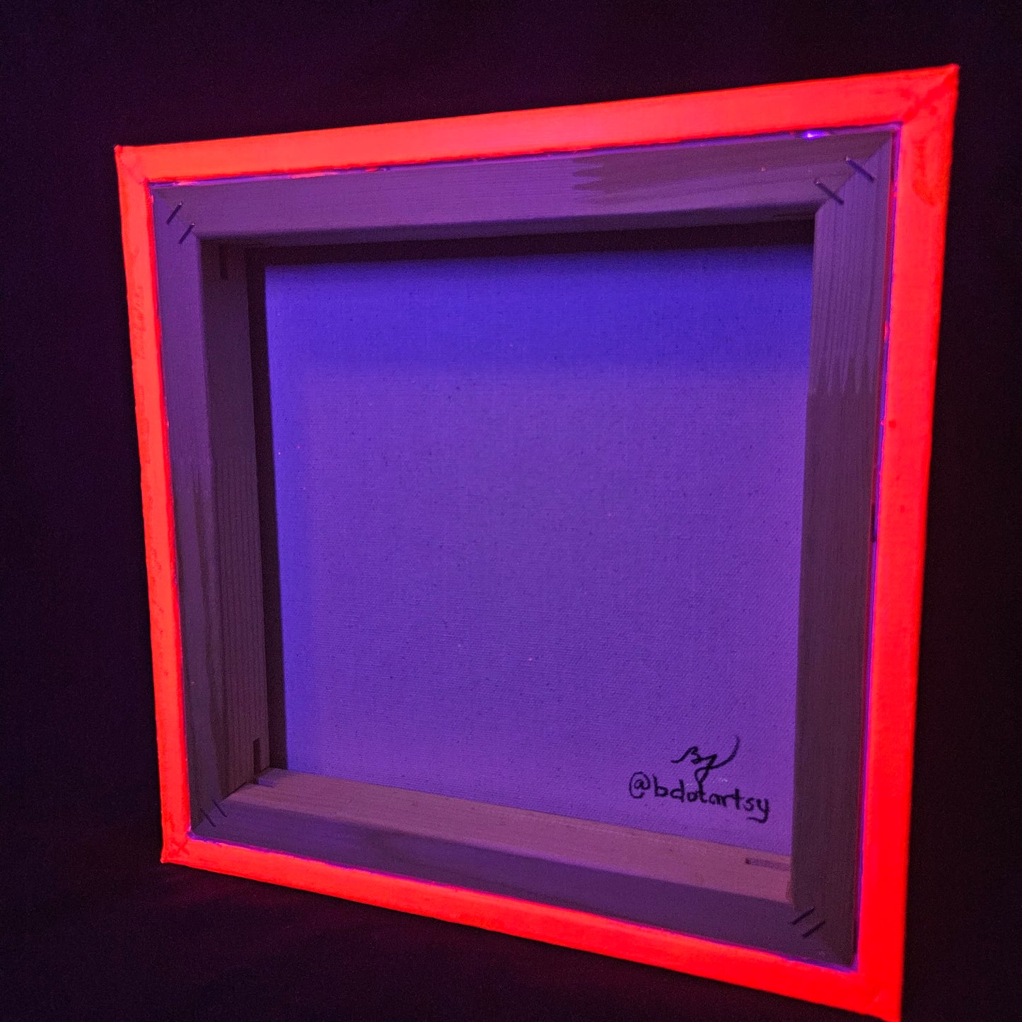 Prismatic Vortex - UV Torus Mandala (Original)