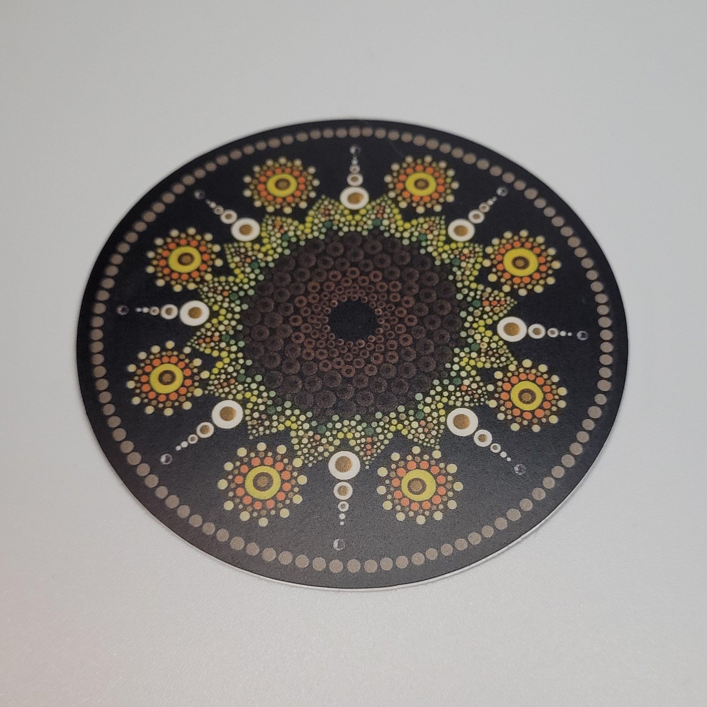 3" Sunflower Burst Sticker - Bdotartsy