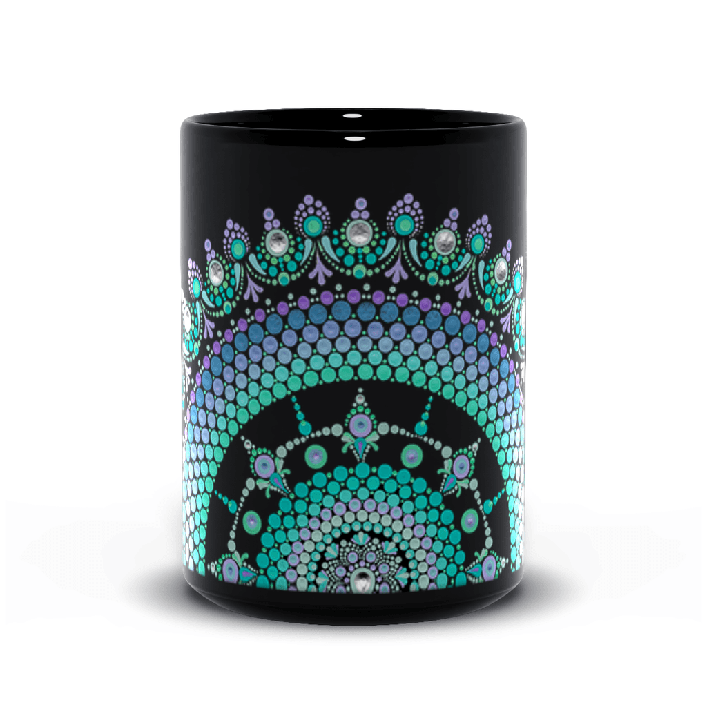 Turquoise Mandala Mug - Bdotartsy