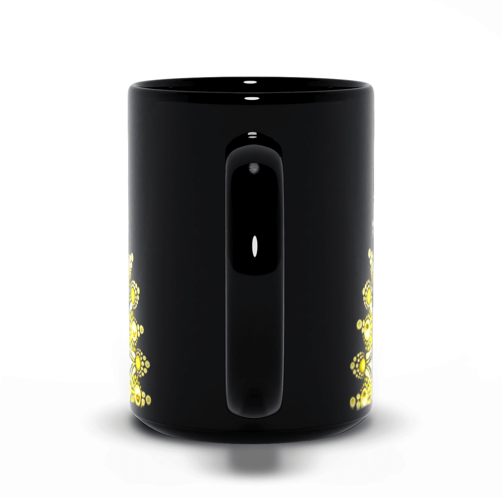 Yellow Mandala Mug - Bdotartsy