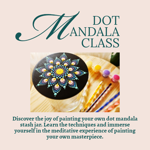 Unlock Your Inner Artist: Dot Mandala Jar Class