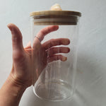Load image into Gallery viewer, 24 oz Jar - Pink with Quartz
