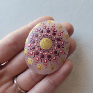 Rose Quartz Fidget Stone