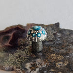 Load image into Gallery viewer, Mini Carved Mushroom - Pyrite
