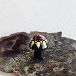 Load image into Gallery viewer, Mini Carved Mushroom - Black Obsidian
