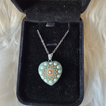 Green Aventurine Heart Necklace