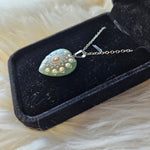 Load image into Gallery viewer, Green Aventurine Heart Necklace
