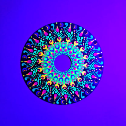 Lunar Vortex - UV Vinyl Record 6.5" (original)