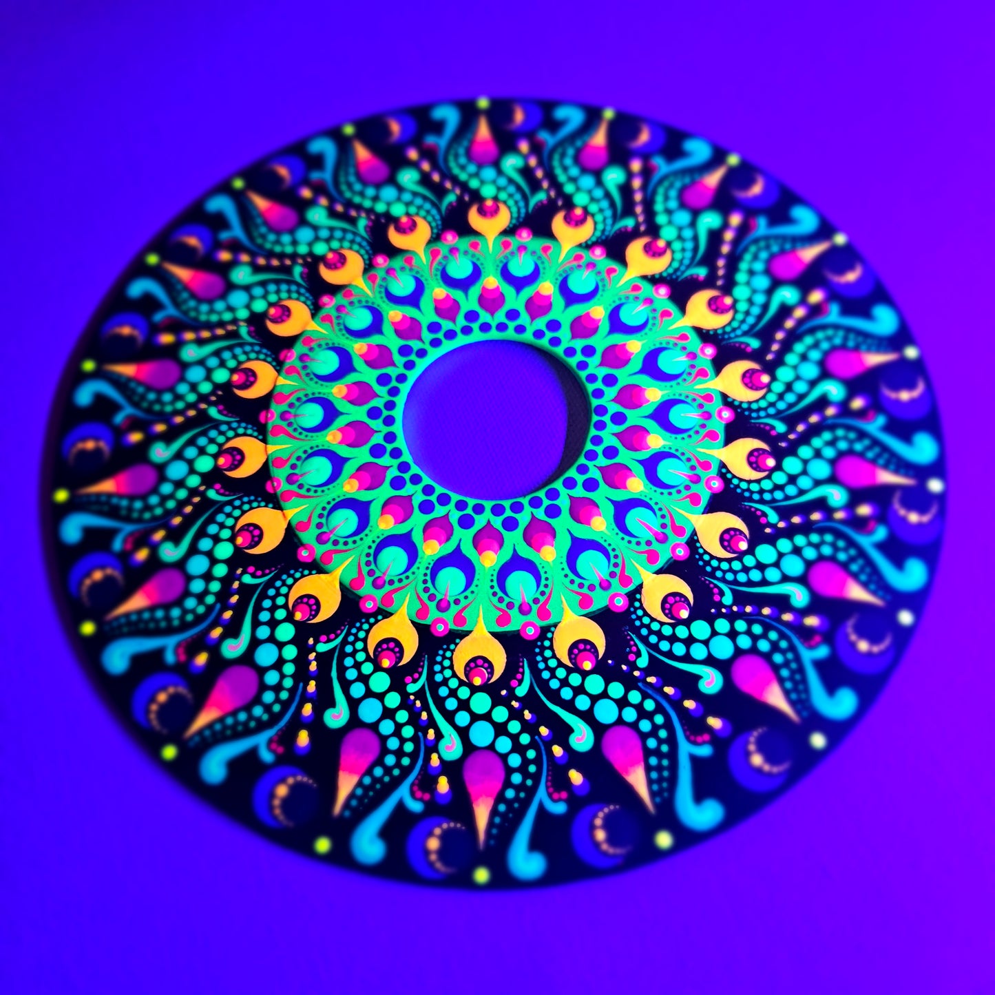 Lunar Vortex - UV Vinyl Record 6.5" (original)