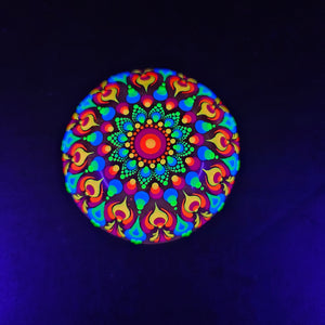 Smoky Quartz - Large UV Mandala Mushroom Crystal