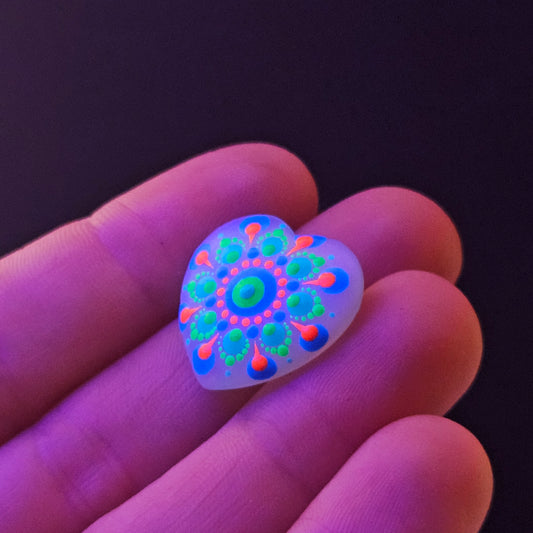 Guiding Heart Opalite UV Mandala