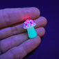 Mini Carved Mushroom - UV Glow