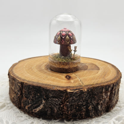 Mandala Mushroom Crystal Terrarium