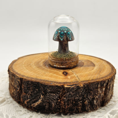 Mandala Mushroom Crystal Terrarium