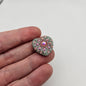 Sparkling Mini Heart Mandala Stone