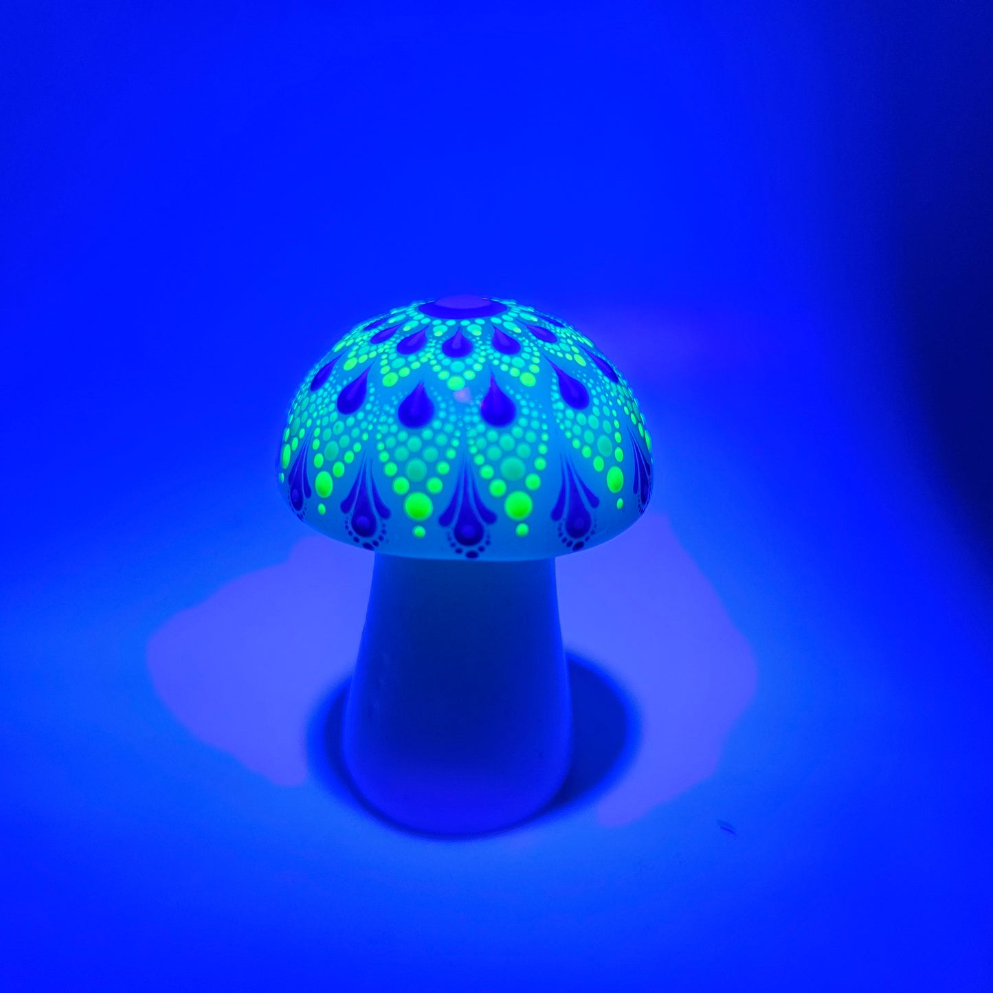 Opalite - UV Large Mandala Mushroom