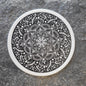 3" Black & White Mandala Sticker - Bdotartsy