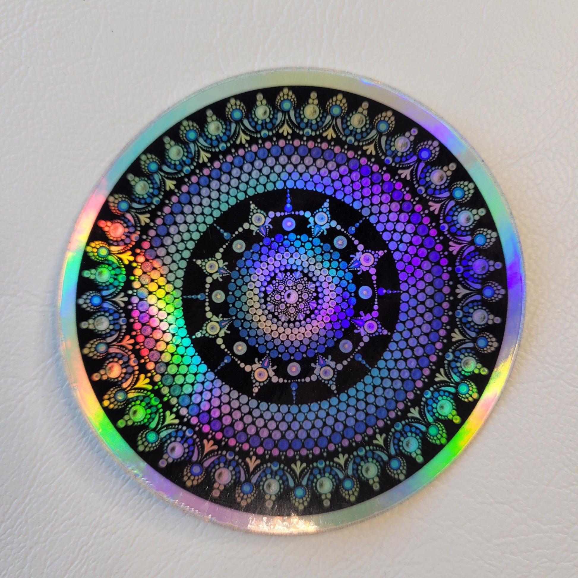 3" Frozen Introspection- Holographic sticker - Bdotartsy