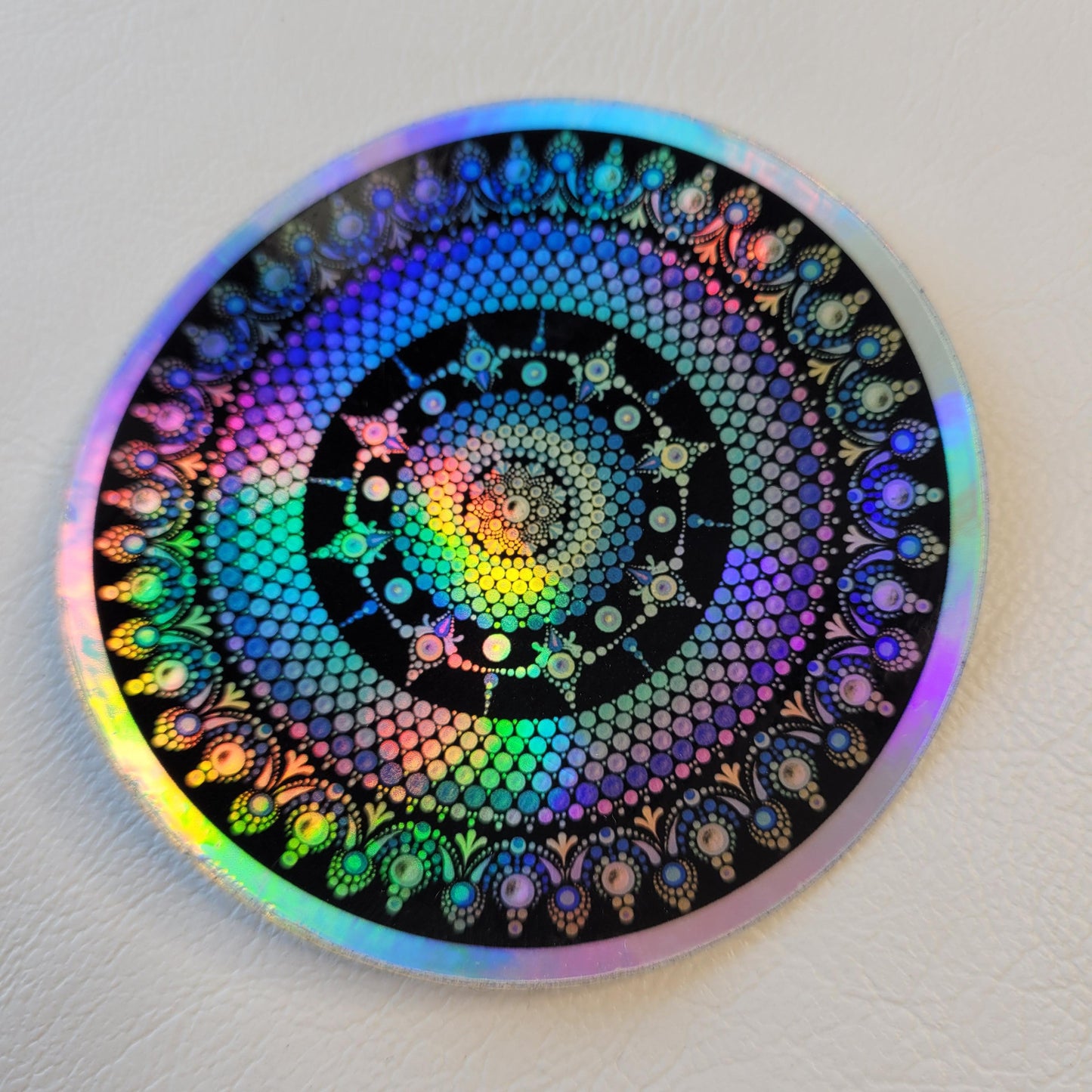 3" Frozen Introspection- Holographic sticker - Bdotartsy