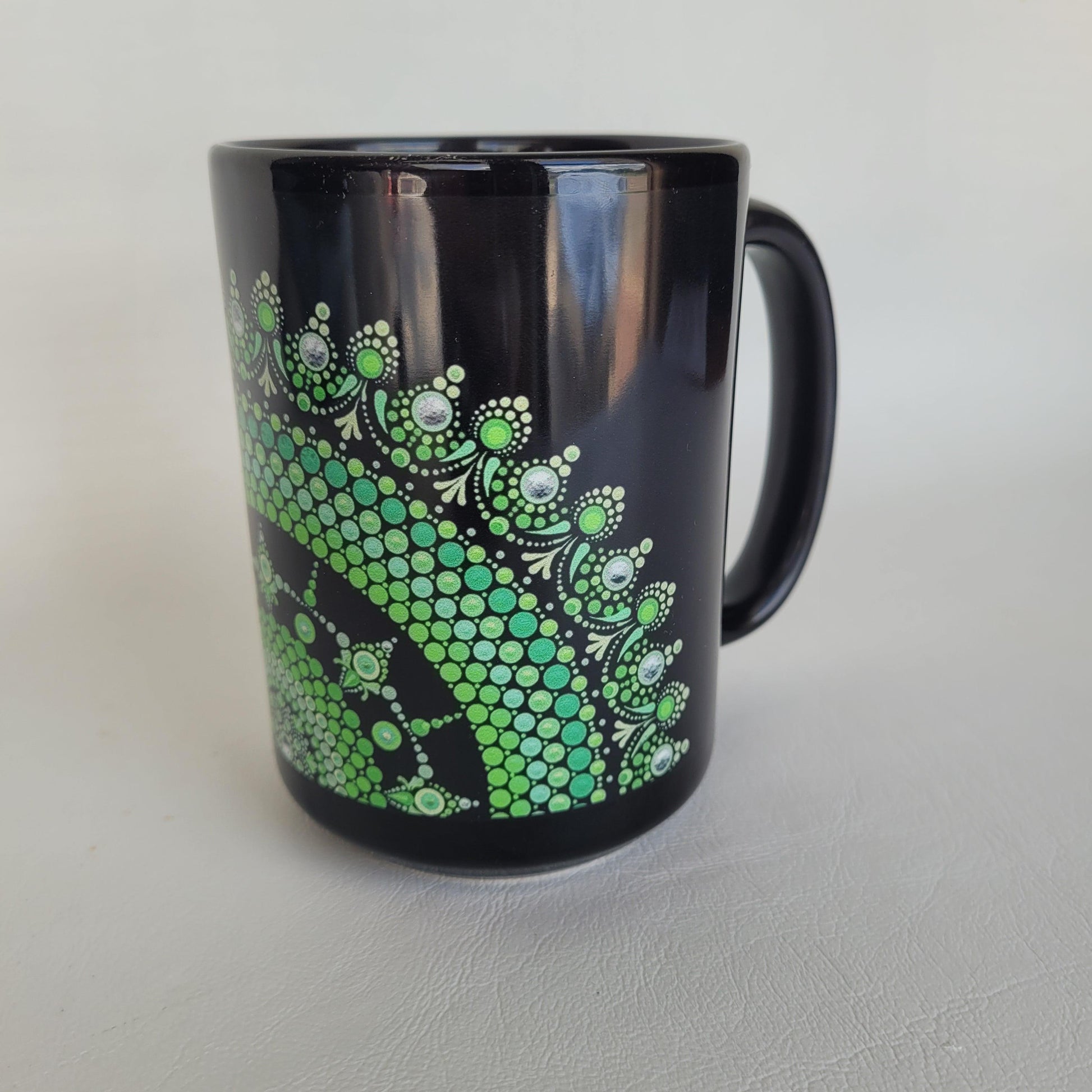 Green Mandala Mug - Bdotartsy