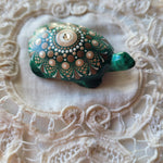 Load image into Gallery viewer, Malachite Mandala Sea Turtle - Bdotartsy
