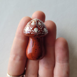 Red Jasper- Medium Mandala Mush - Bdotartsy