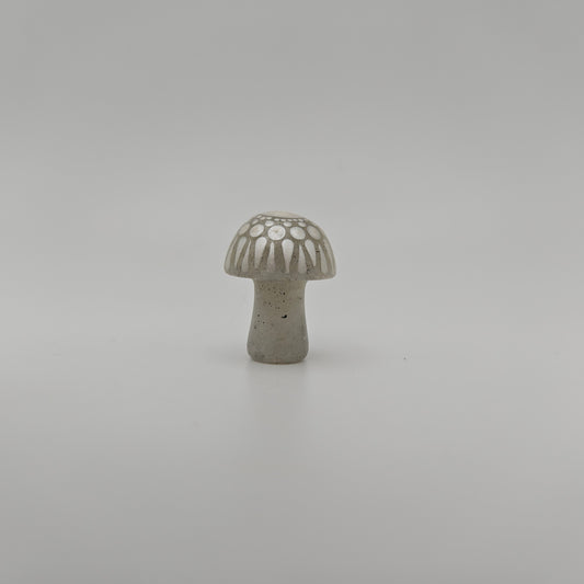 Mini Carved Mushroom - Moon Stone