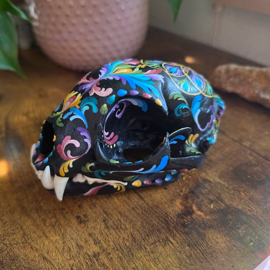 Bobcat Skull - Pastel