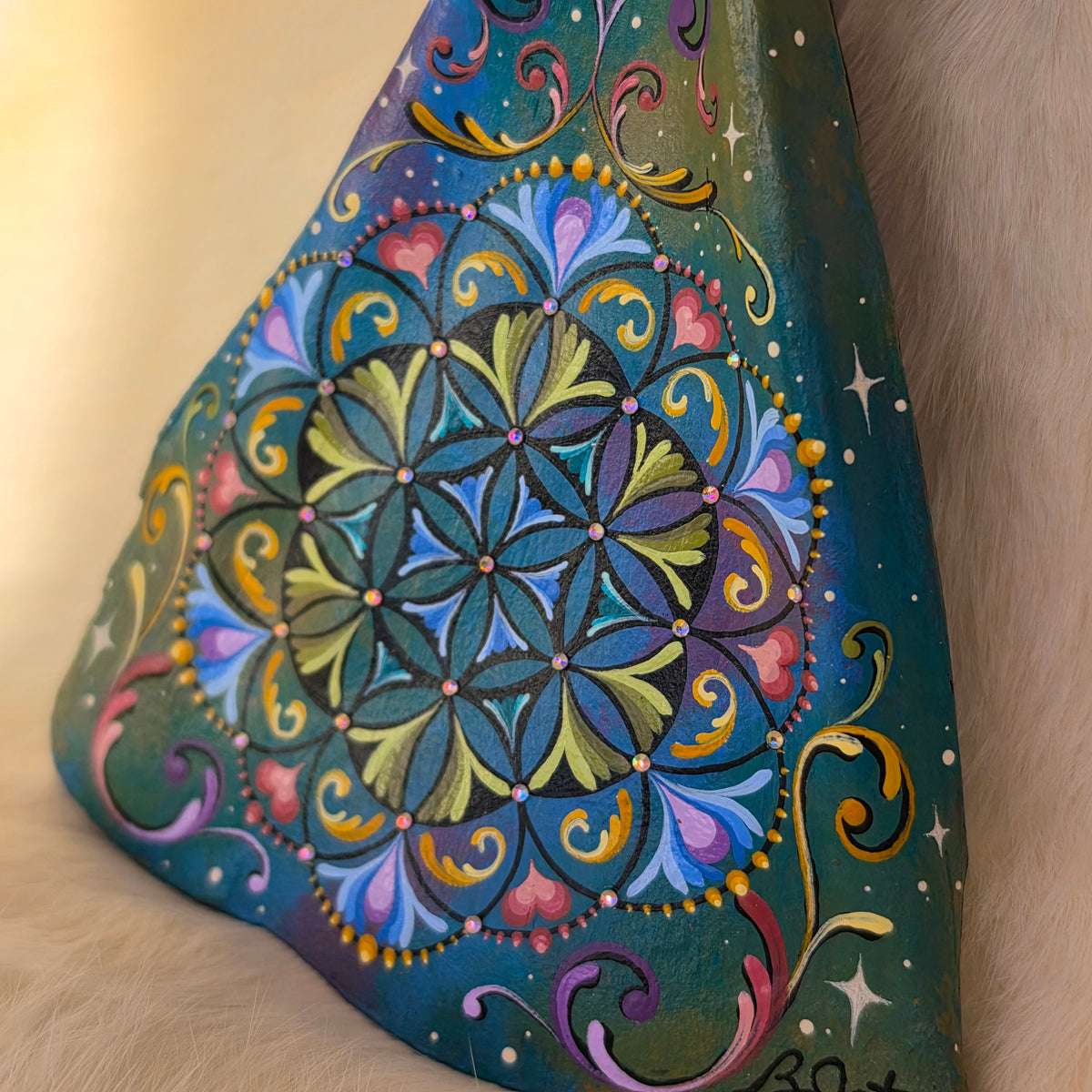 Deer Scapula - Flower Of Life