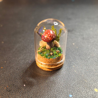 Miniture Mushroom Terrarium