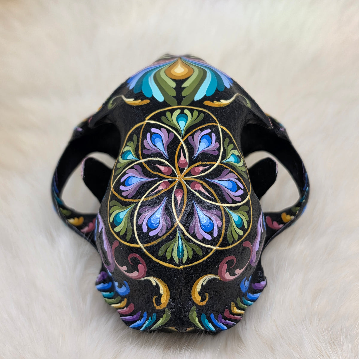 Bobcat Skull - Pastel