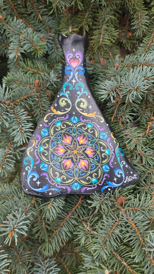 Deer Scapula - Pastel Rainbow