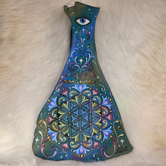 Deer Scapula - Flower Of Life