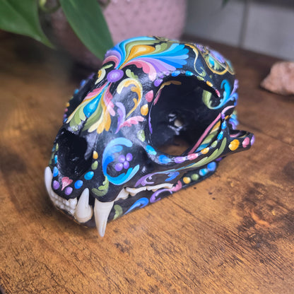 Bobcat Skull - Pastel