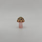 Mini Carved Mushroom - Strawberry Quartz