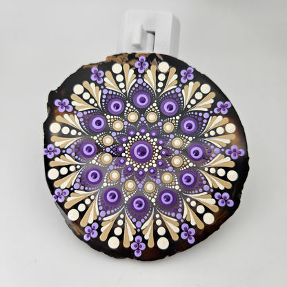 Agate nightlight - Violet