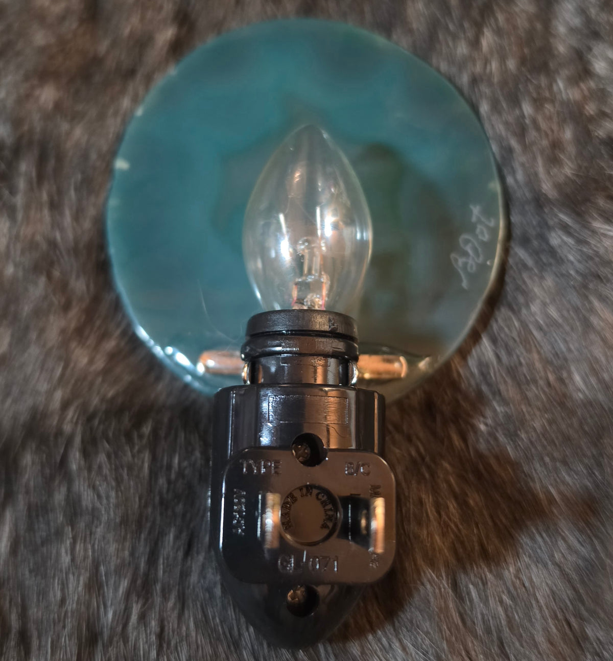 Agate nightlight - Turquoise