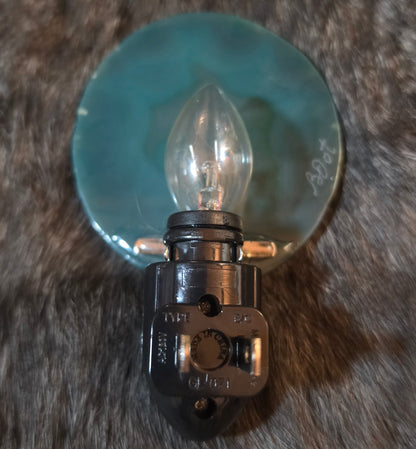 Agate nightlight - Turquoise