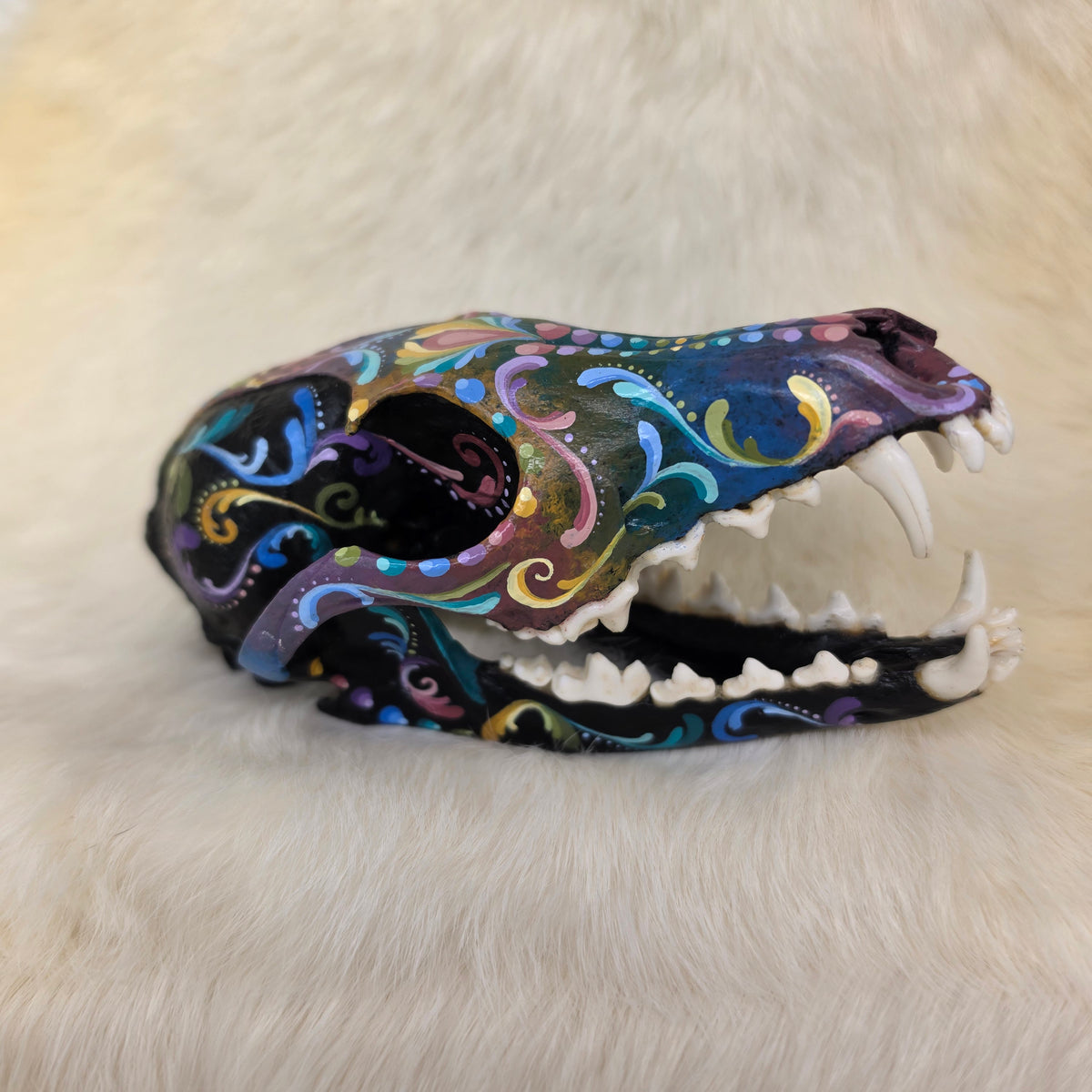 Fox Skull - Pastel Rainbow