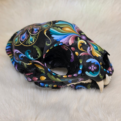 Bobcat Skull - Pastel