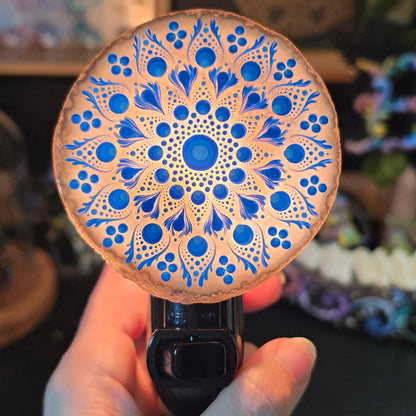Agate nightlight - Blue