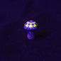 Mini Carved Mushroom - UV/Glow