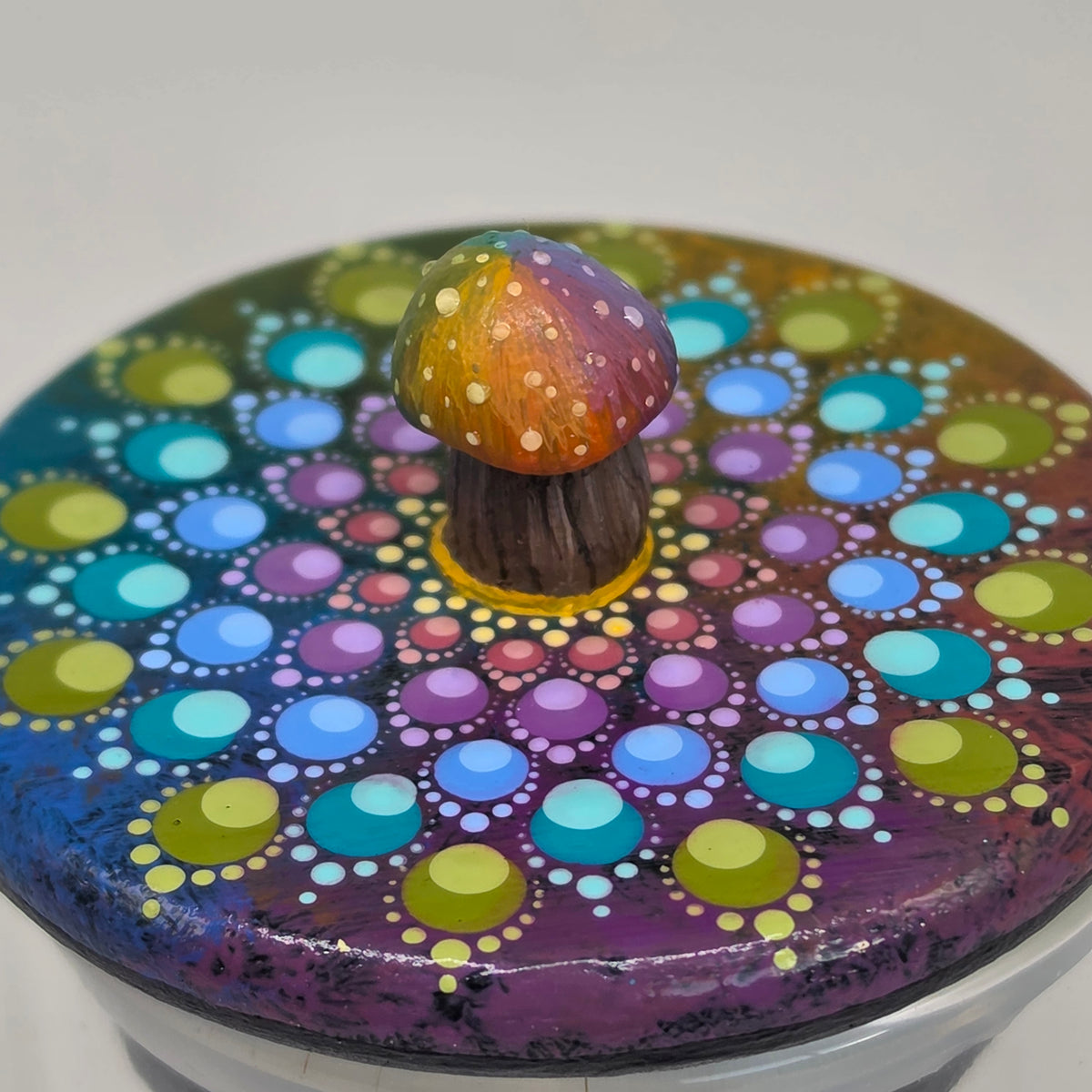 2 oz Jar - Rainbow Mushroom
