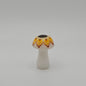 Mini Carved Mushroom - White Jade