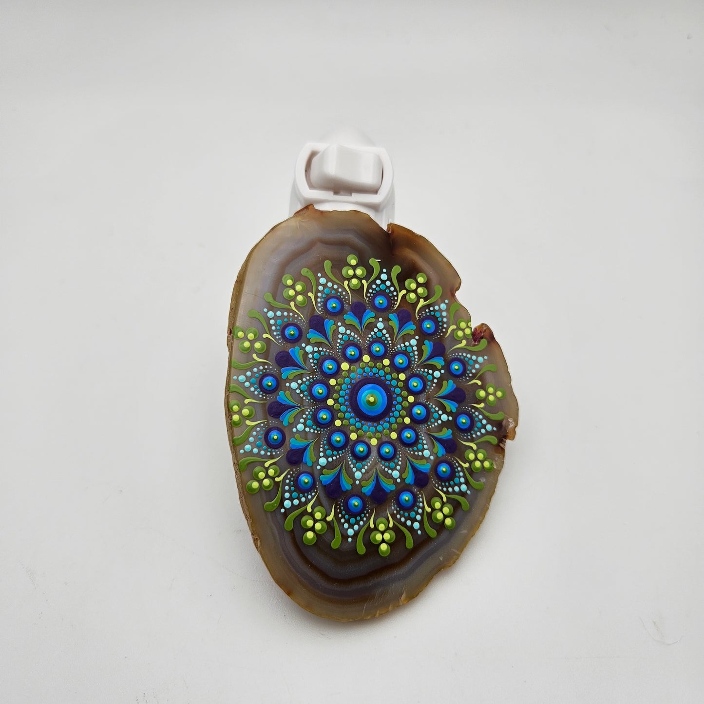 Agate nightlight - Black & Yellow