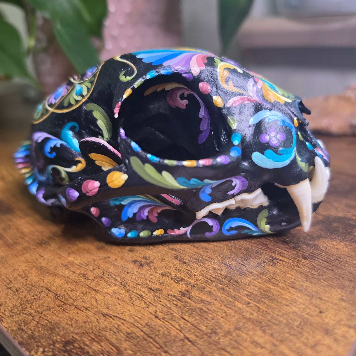 Bobcat Skull - Pastel