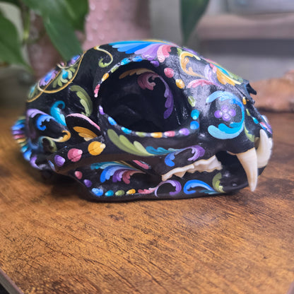 Bobcat Skull - Pastel